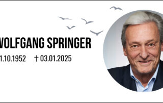 Dr. Wolfgang Springer - ein Nachruf